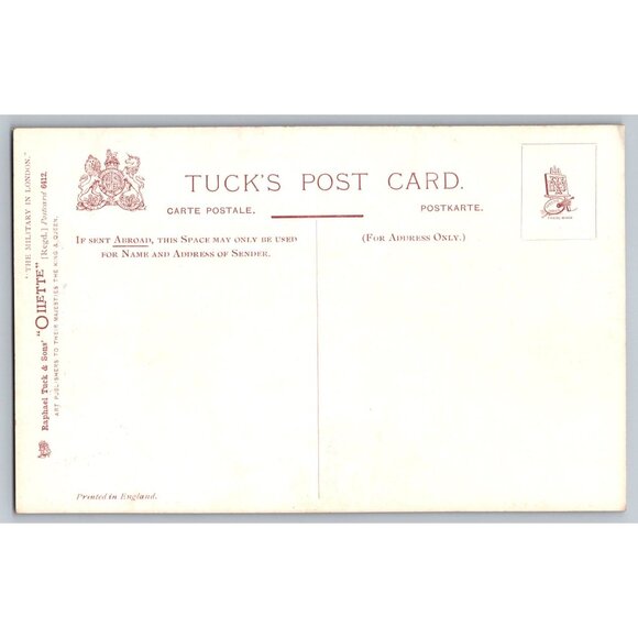 Tucks Oilette Military Postcard Set of Six #1621 - Picture 12 of 12